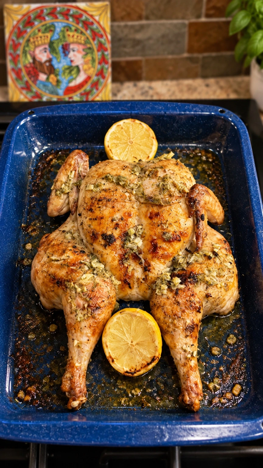 Lemon herb roast chicken